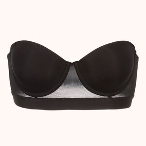Lively -- Strapless Black Bra
